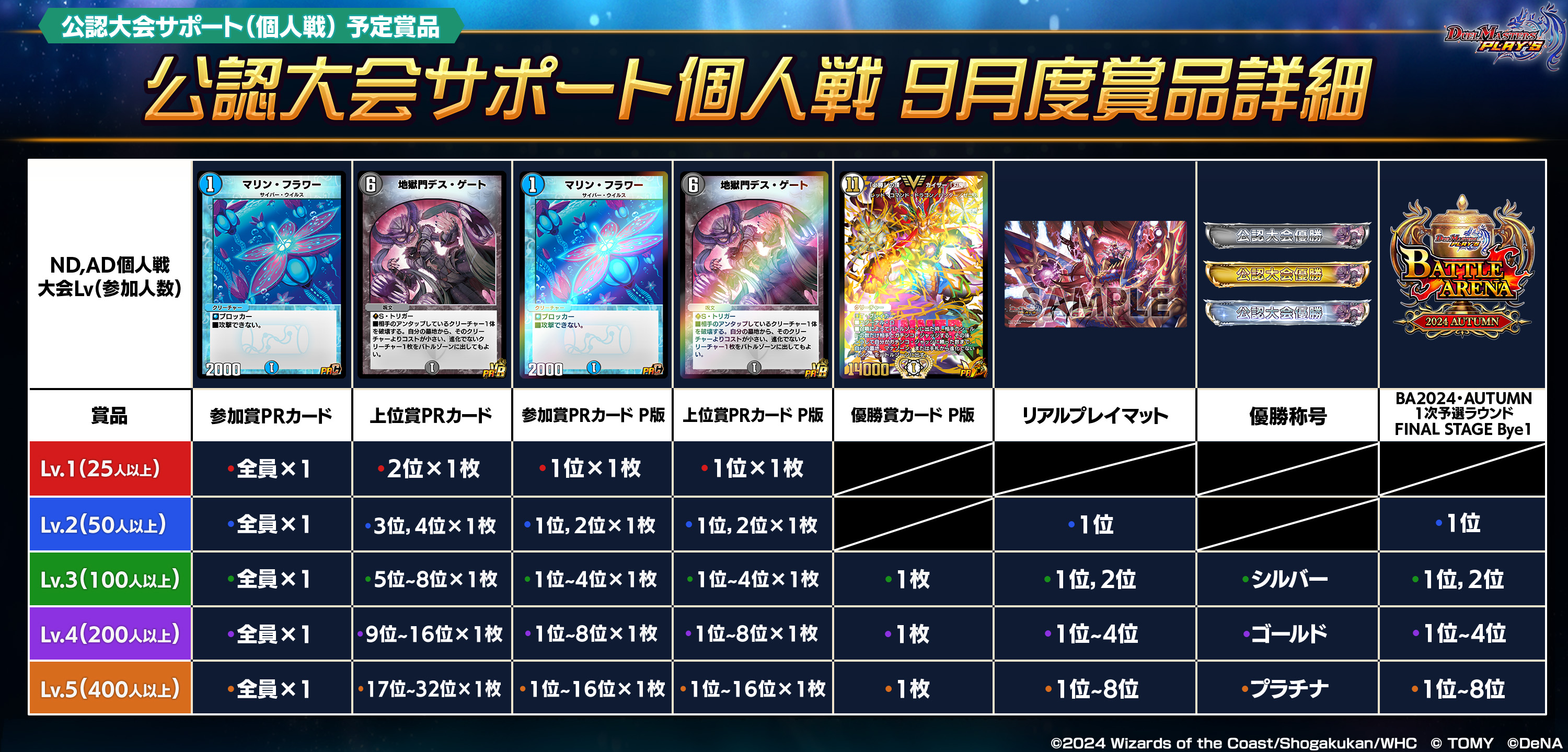 9月度公認大会開催！｜DUEL MASTERS PLAY